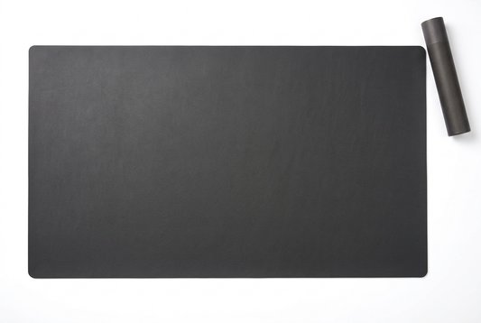 Waterproof PU leather desk mat - white background product shot